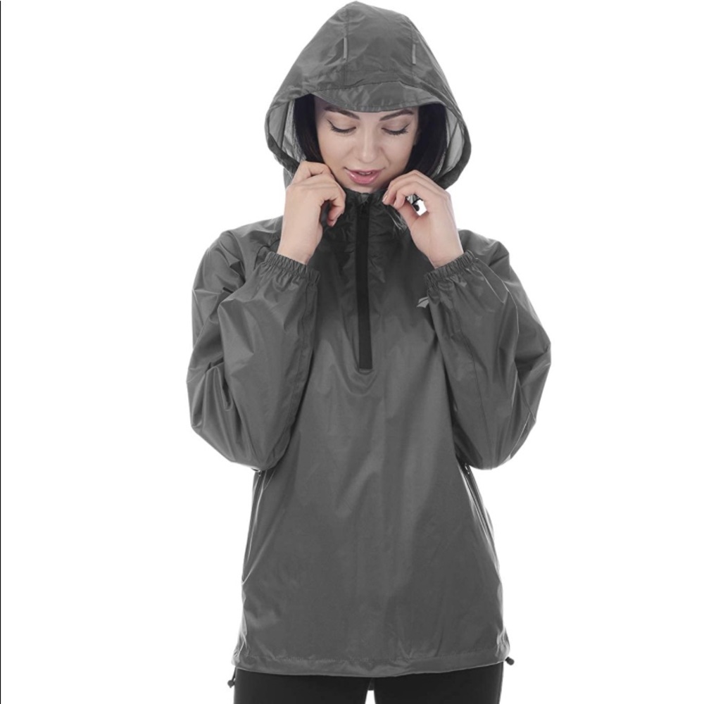 EZRUN Hood Windbreaker Waterproof Running Jacket